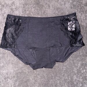 Soma Intimates Lace Boy Short Women's Panties Black Large